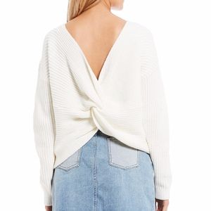 Roxy White Bamboo Bridge Sweater